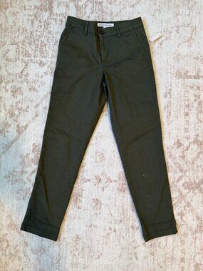 Amazon Essentials Dark Green Chino Pants Size 0